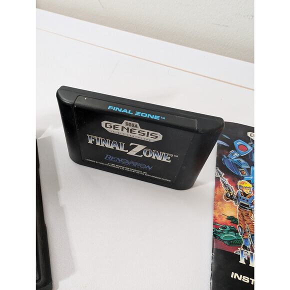 Final Zone Sega Genesis CIB EUC Tested Working Motoi Sakuraba Wolf Team - Picture 5 of 6